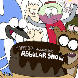 Happy 10th anniversary Regular Show