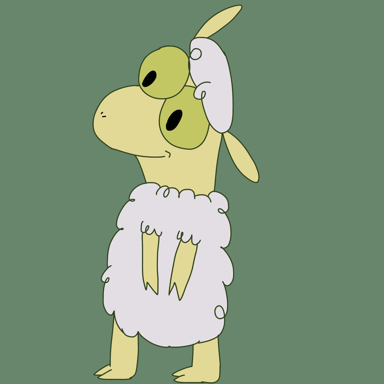 Cartoontober Day 4 Sheep