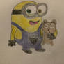 Minion Bob colored sketch