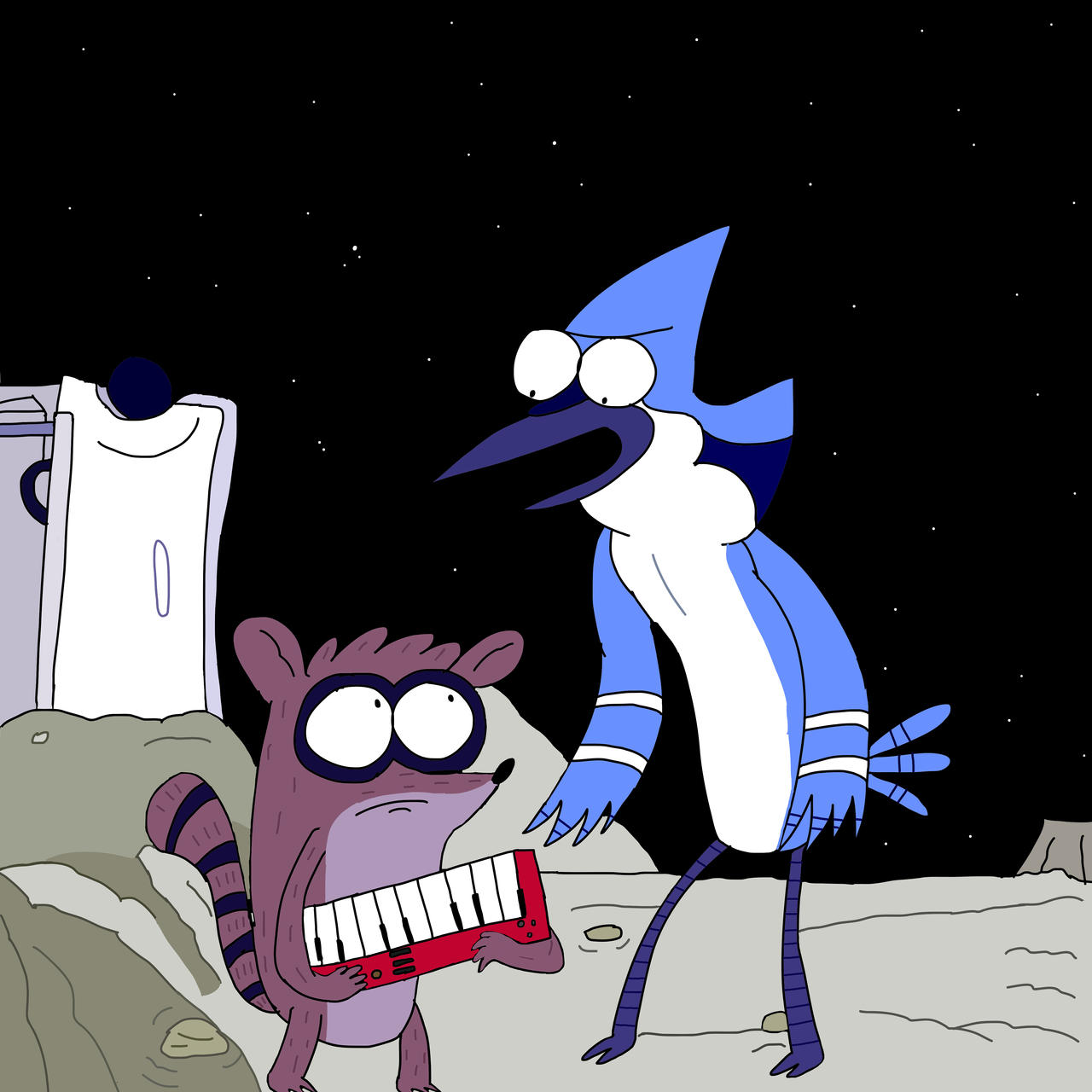 On the moon