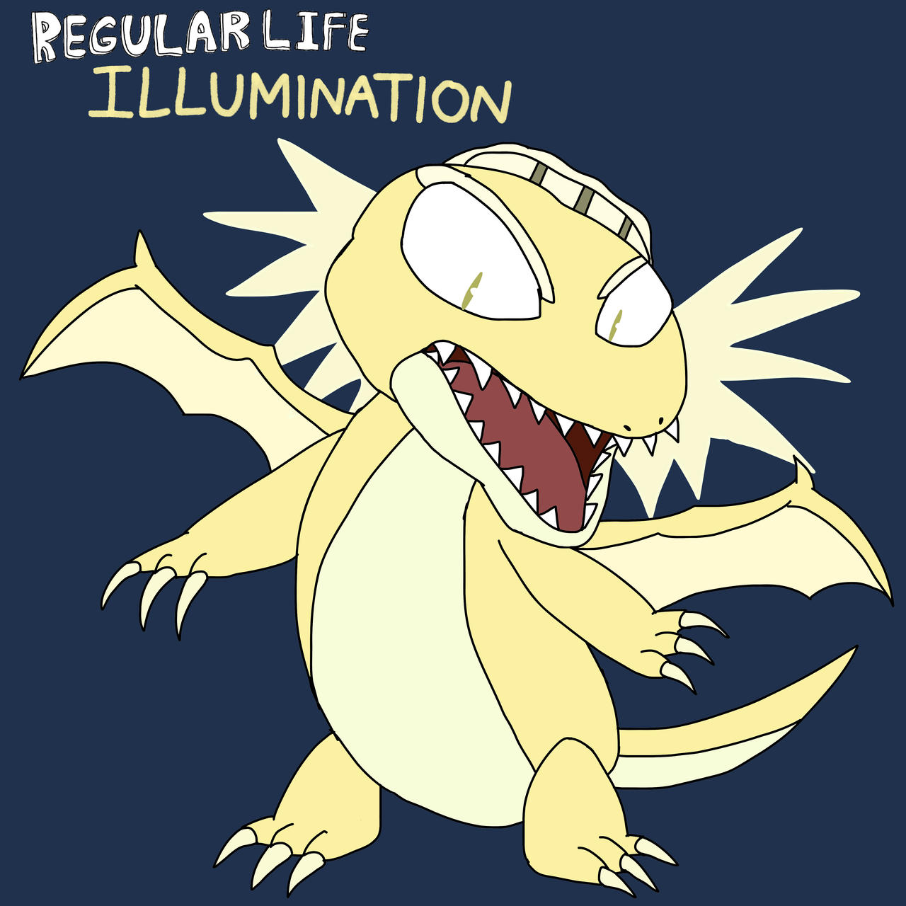 Regular Life Inktober Day 3 Illumination