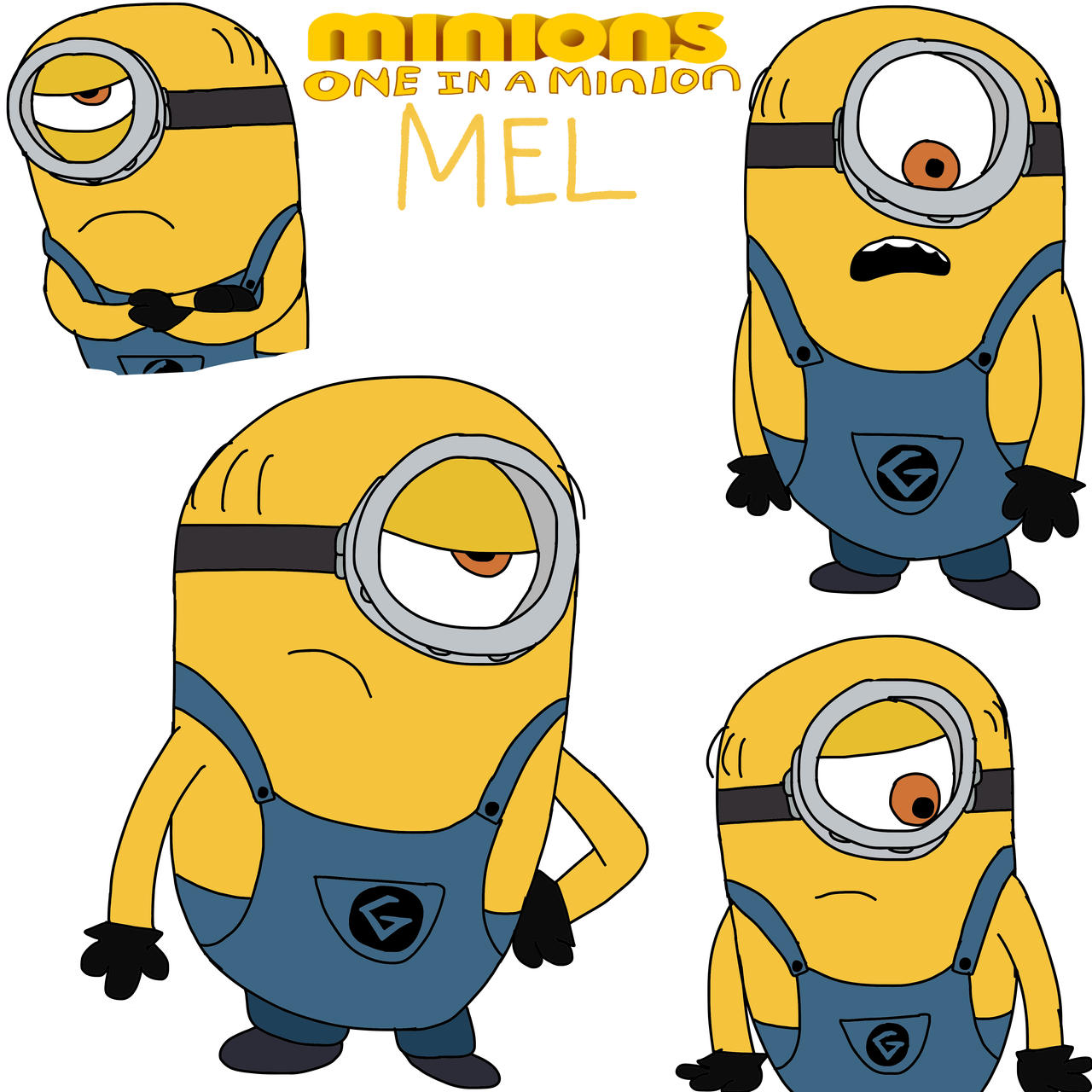 Mini Mel Deviantart Minion Mel updated sketchdump by Jeremenchi on DeviantArt