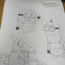 Regular character sketches of Bob and Jeremy