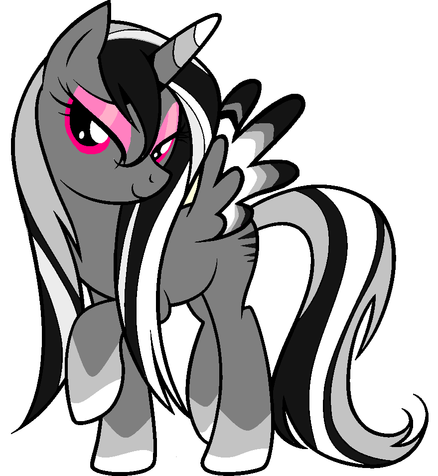 Grey Alicorn Adoptable -Open-