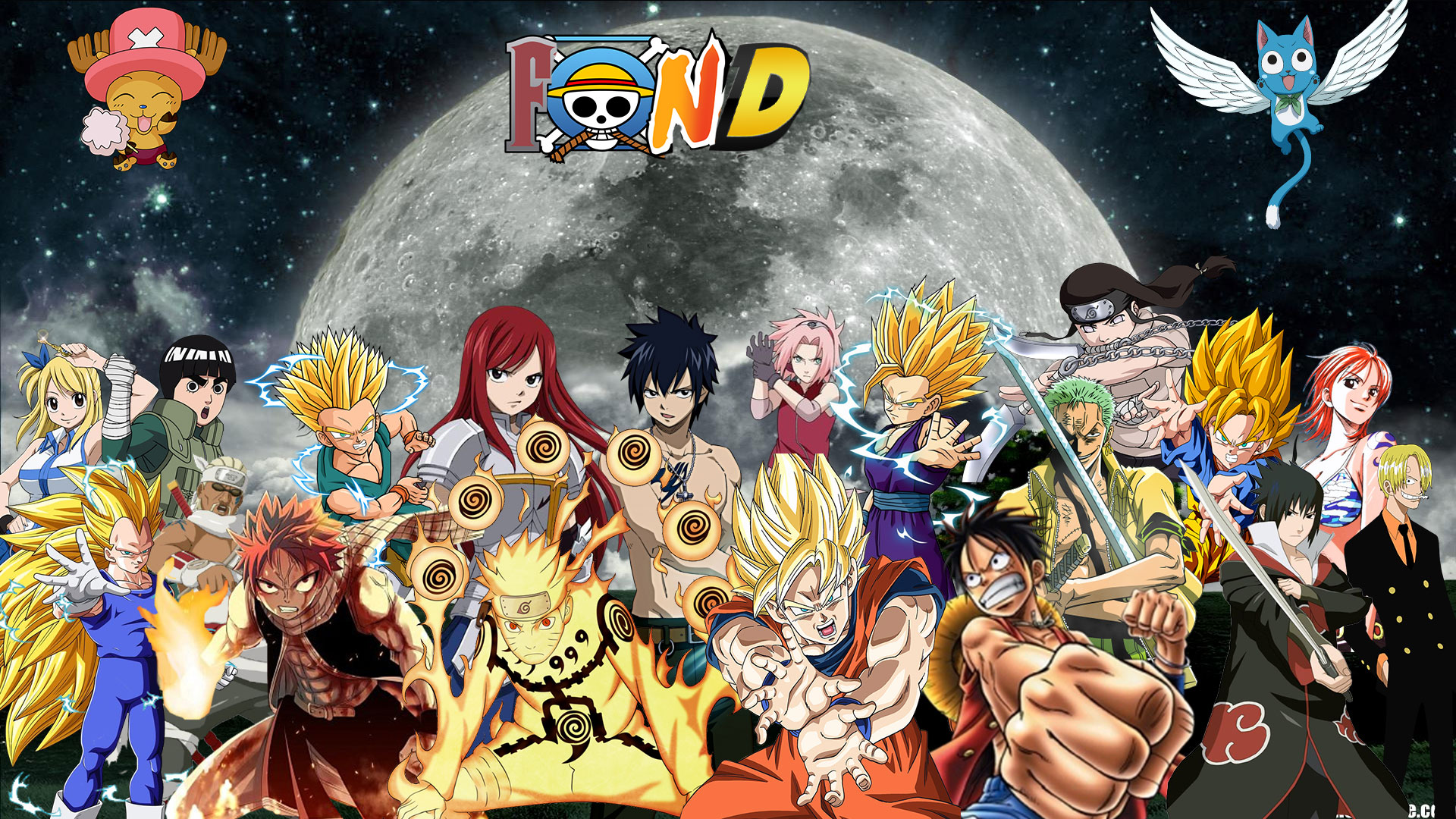 Is This What A 'Dragon Ball,' 'Naruto,' And 'One Piece' Crossover Would  Look Like