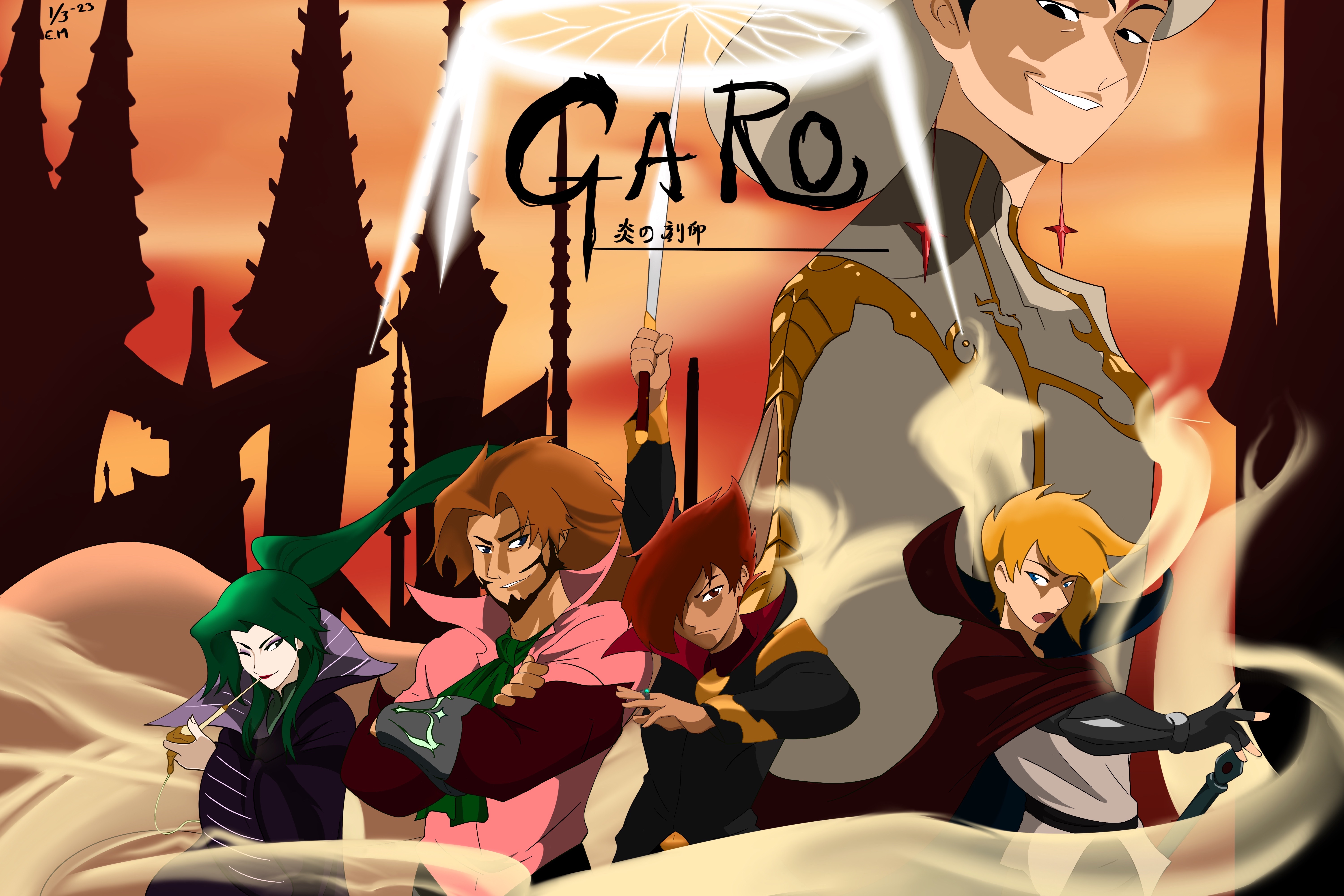 Garo honoo no kokuin by Korra66 on DeviantArt