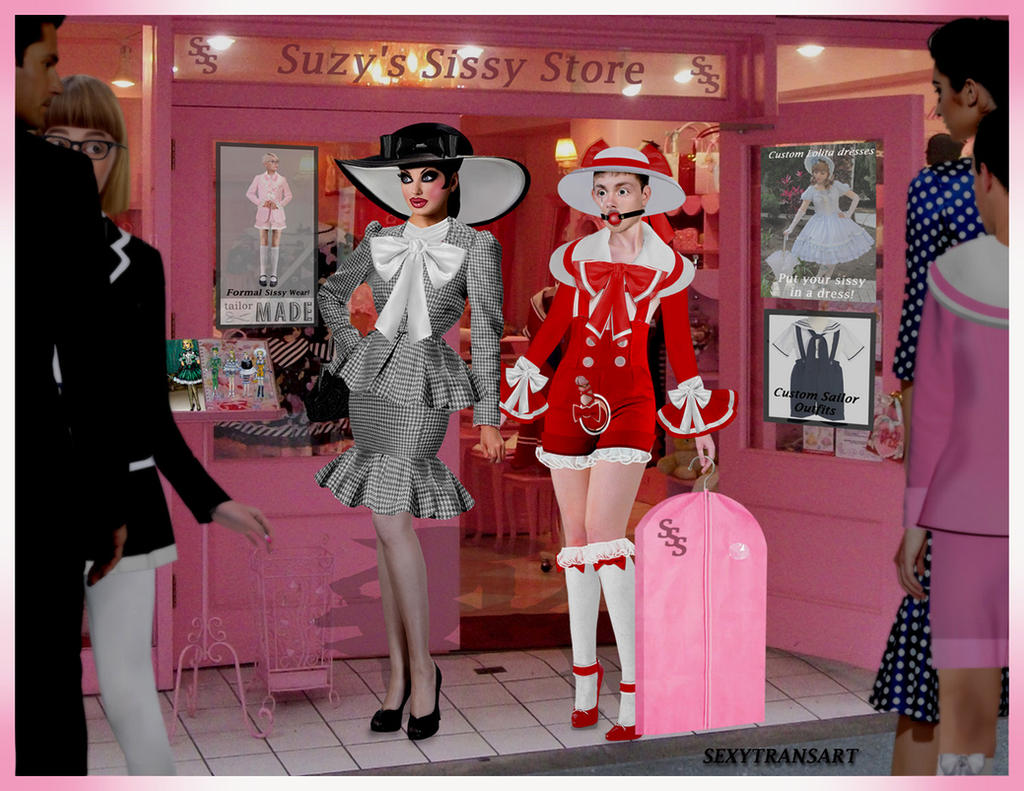 Prissy Display Suzy's Sissy Store by Sexytransart on DeviantArt