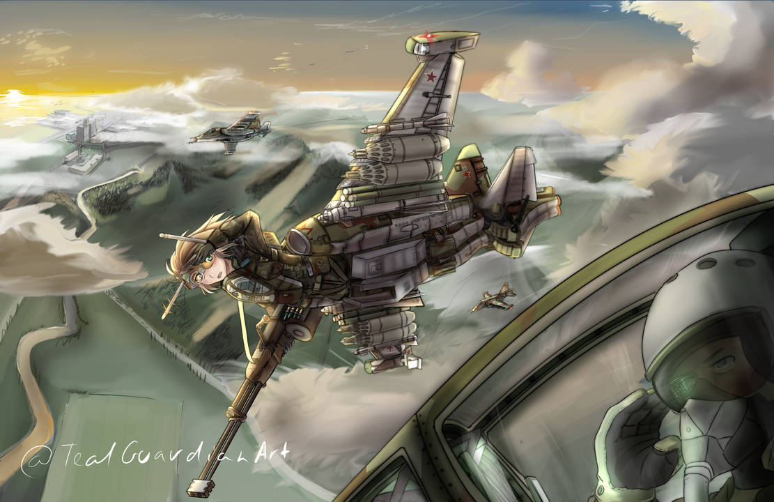 Su-25T Mecha Musume by TealGuardian on DeviantArt