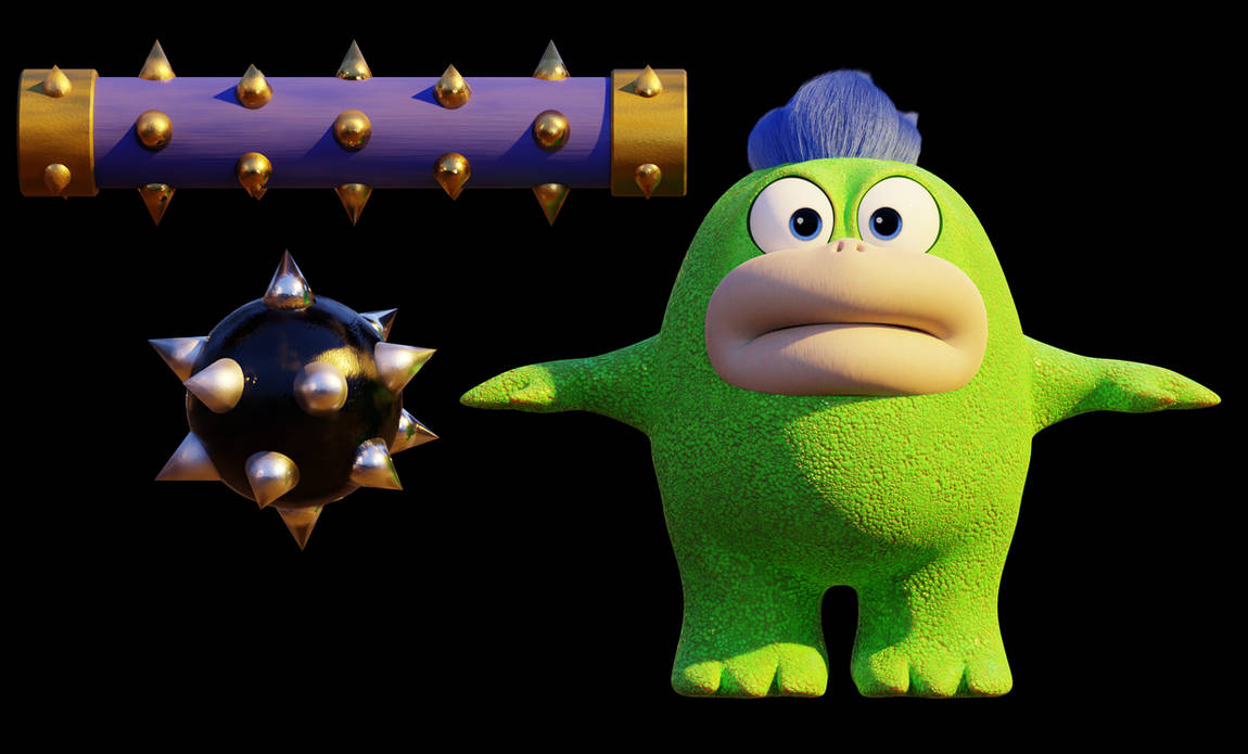 Spike 3D Model by Whalesharkz on DeviantArt