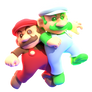 SMB Mario and Luigi Render