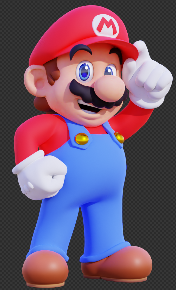 Custom Mario Model Progress by Whalesharkz on DeviantArt