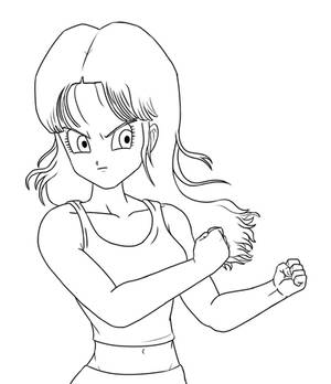 Videl Lineart