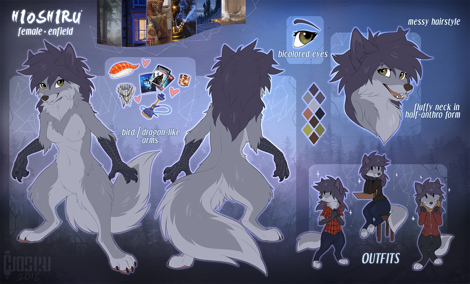 Artist Hioshiru Hioshiru halfanthro reference by hioshiru-alter on DeviantArt