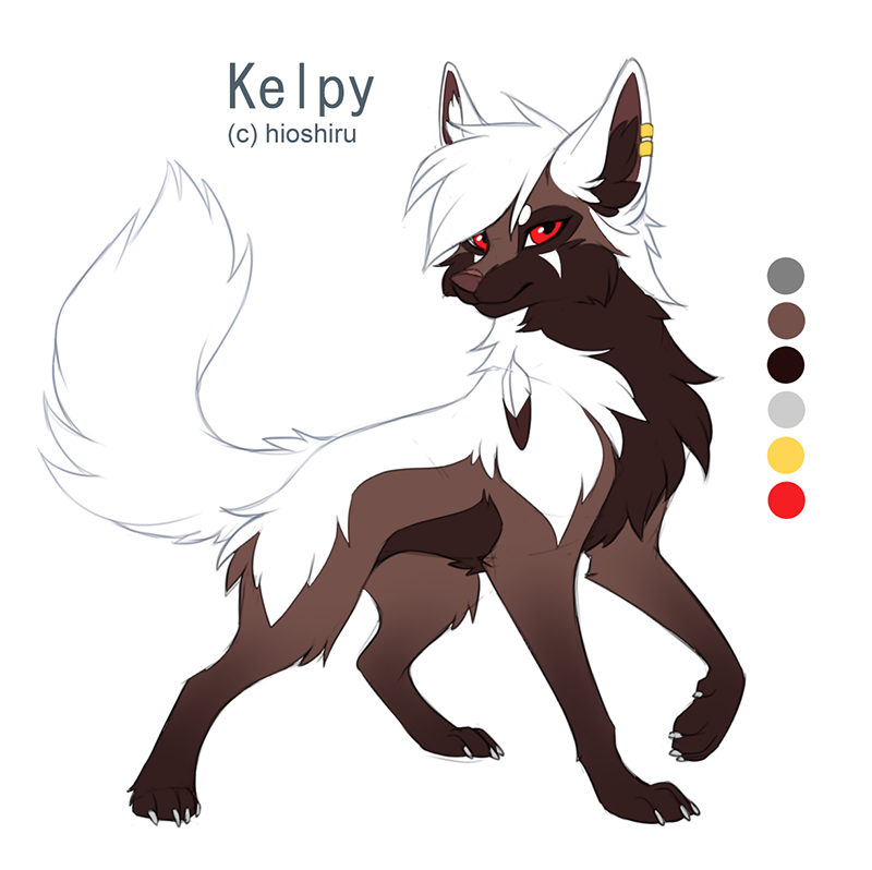Hioshiru Stickers Kelpy reference by hioshiru-alter on DeviantArt