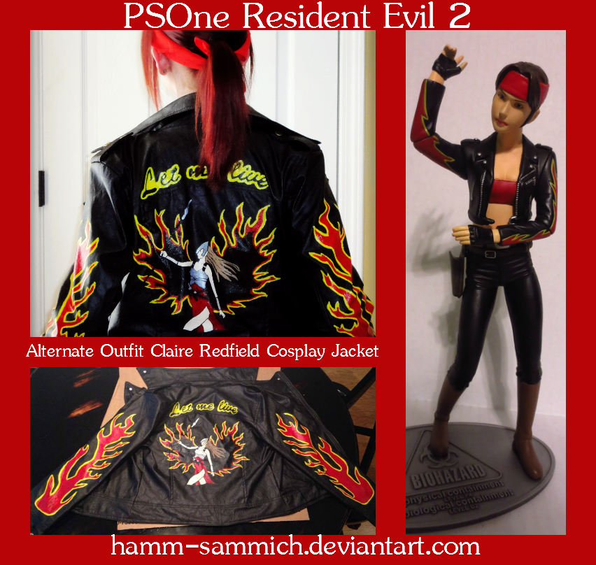 Resident Evil 2 Claire Redfield Leather Jacket