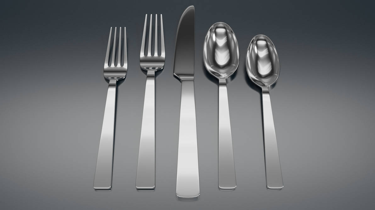 Basic Silverware Set by ArtOfKarlB on DeviantArt