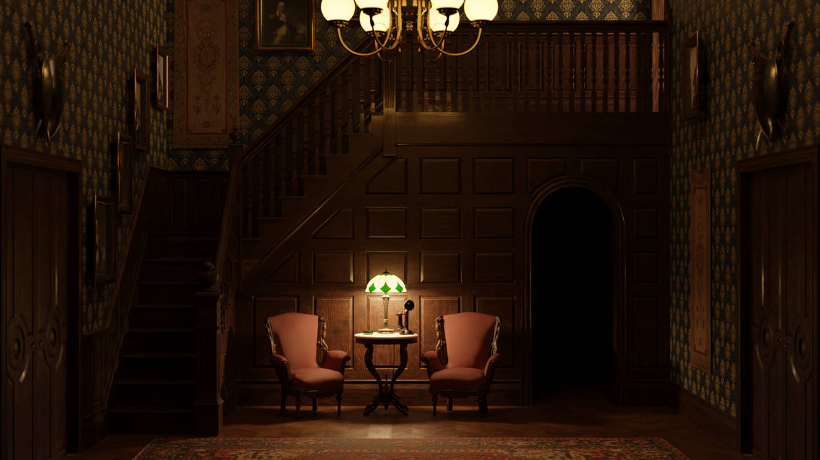 Victorian Foyer by ArtOfKarlB on DeviantArt