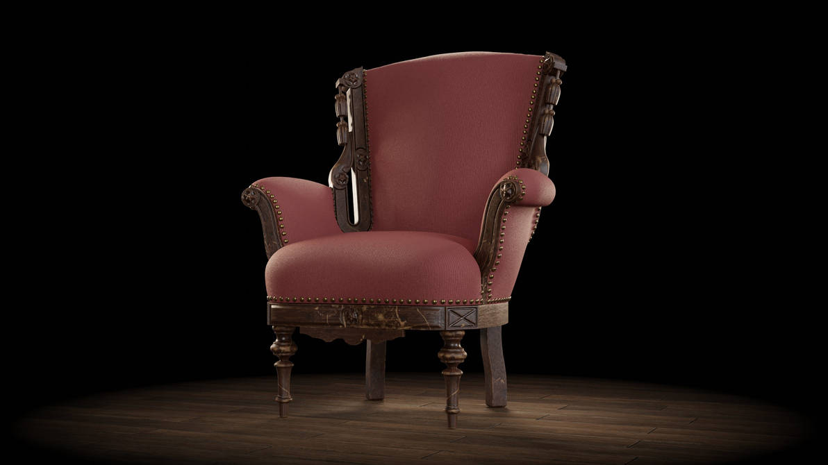 Antique Chair 01 by ArtOfKarlB on DeviantArt
