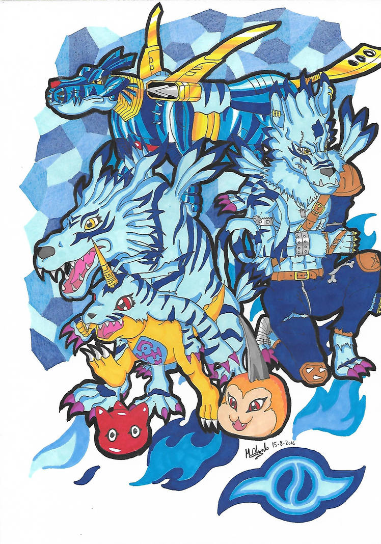 Digimon Gabumon Evolution by MiguelDevilskeleton on DeviantArt