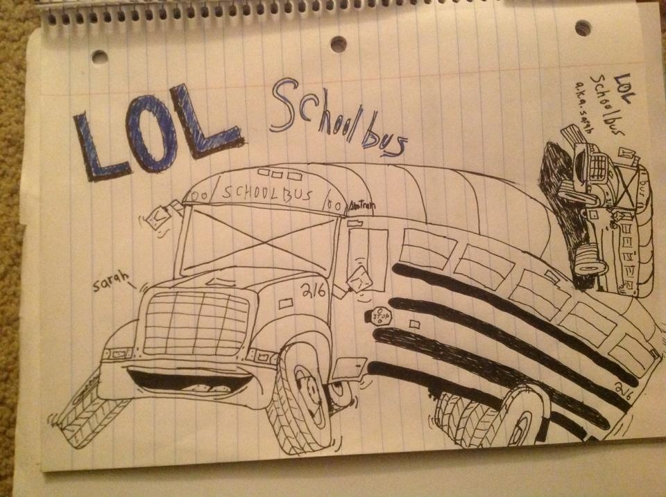 Bus Riding Lol Lol school bus sarah by diesel-demon260 on DeviantArt