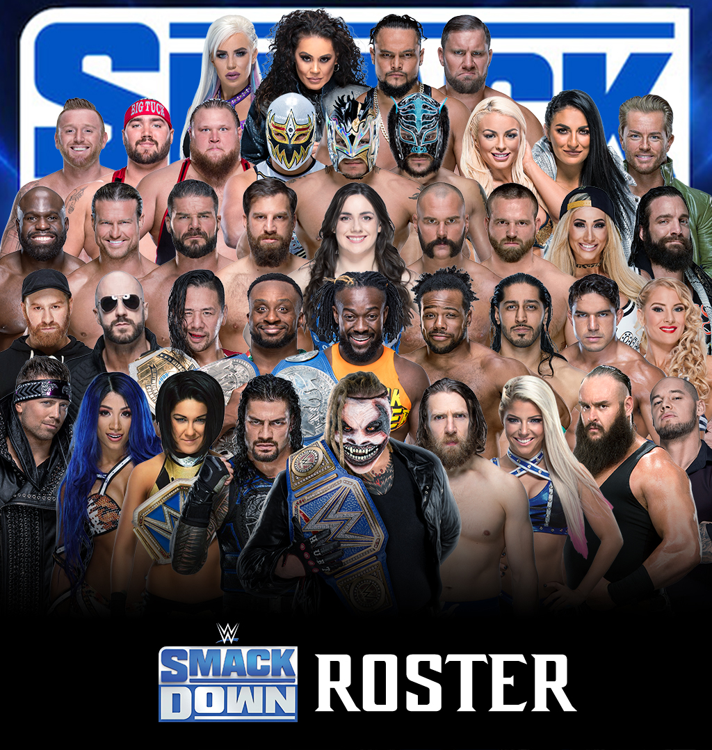 SmackDown Roster (2019) by AmethystMajesty25 on DeviantArt