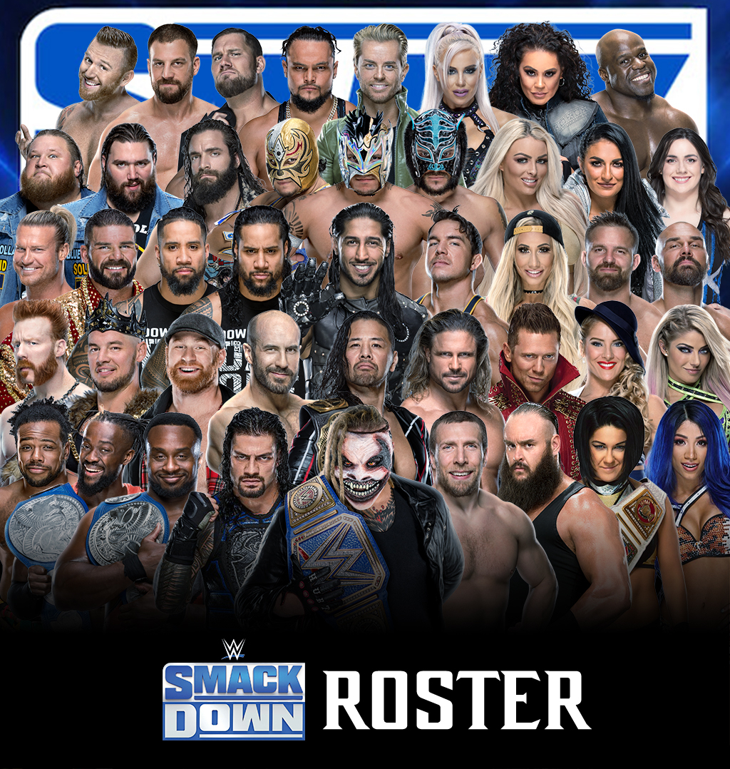 SmackDown Roster (2020) by AmethystMajesty25 on DeviantArt