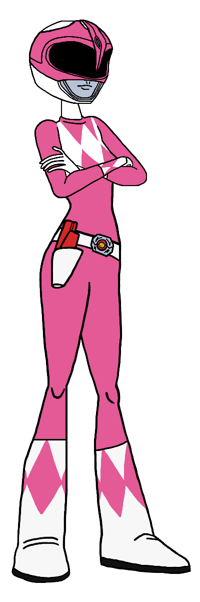 Pink Ranger April April O'Neil the Pink Mighty Morphin' Power Ranger by AmethystMajesty25 ...