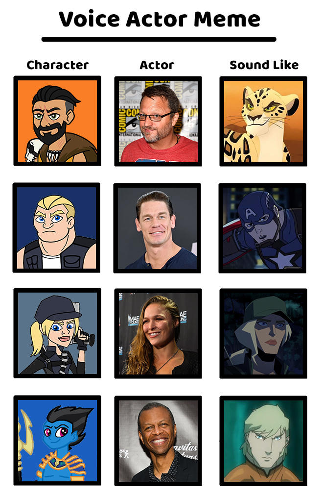 Voice Actor Meme 1 by AmethystMajesty25 on DeviantArt