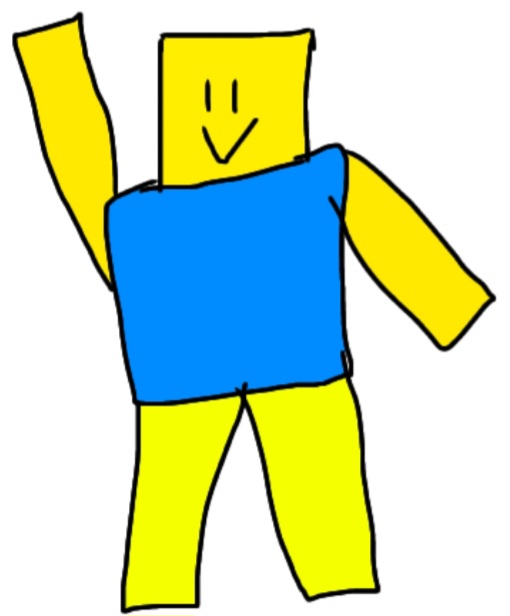 How to Draw a Roblox Noob 