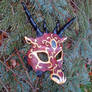 Red and Gold Dragon Mask