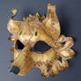 Golden Wolf...leather mask