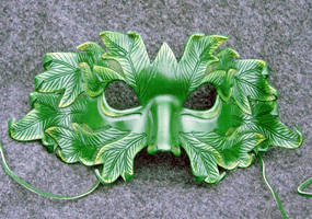 The Green Man...a leather mask