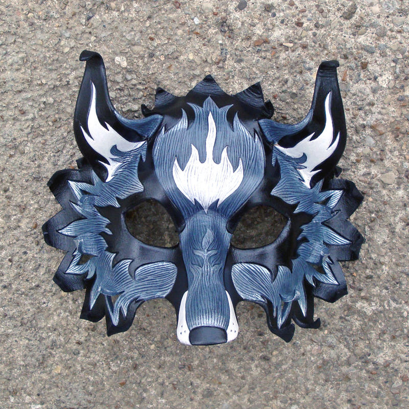 Silver-Gray Firefox Mask by merimask on DeviantArt