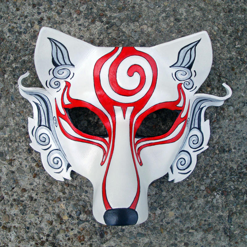 Shiranui...Japanese Wolf Mask by merimask on DeviantArt