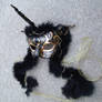 Black Unicorn...Leather Mask