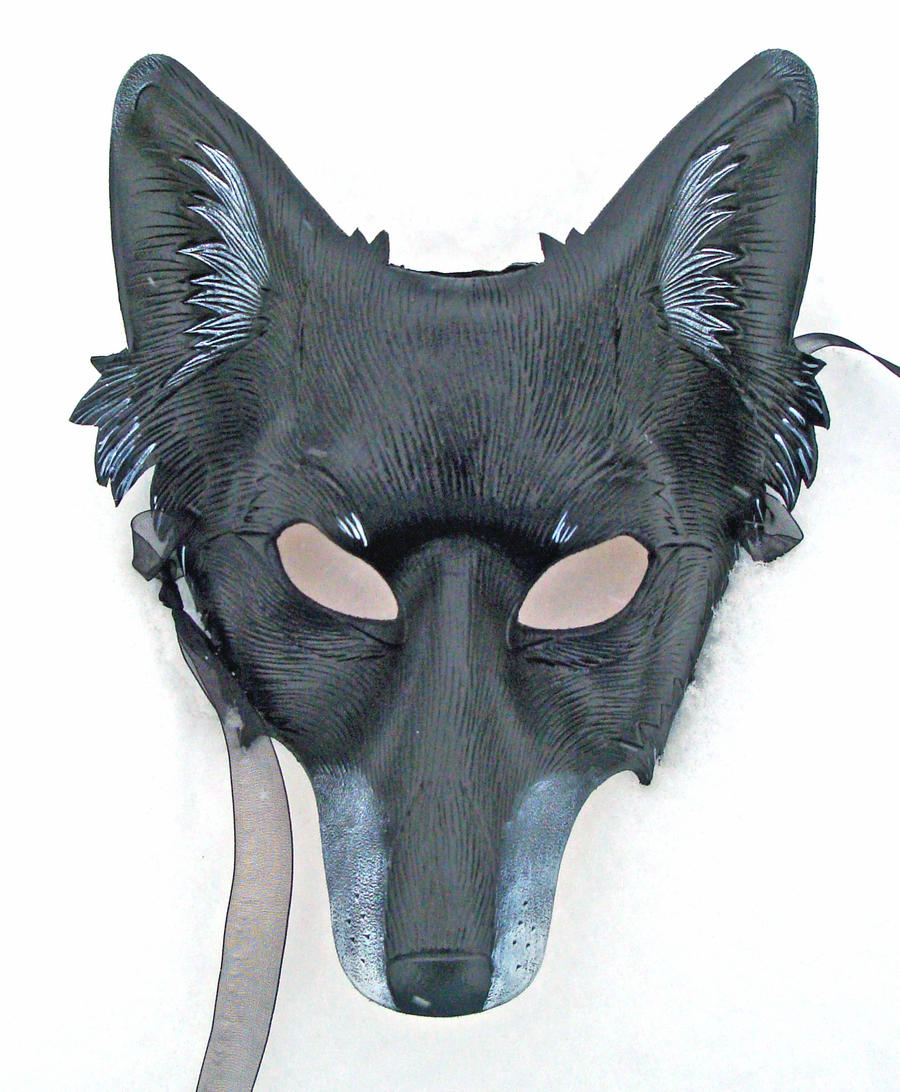 Custom Black Dog Mask