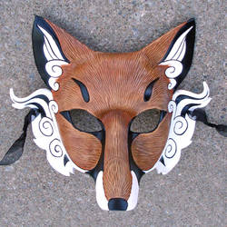 Japanese Fox Mask...finish