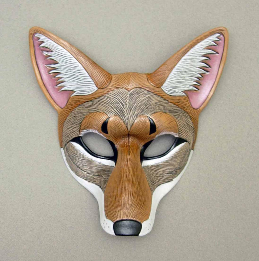 Coyote Leather Mask