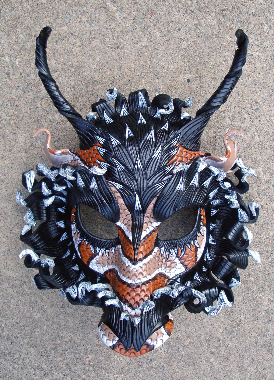 Great Serpentine Dragon Mask by merimask