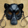Black And Silver Wolf Mask