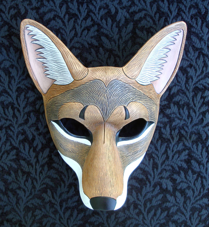 Leather Coyote Mask 2010 by merimask