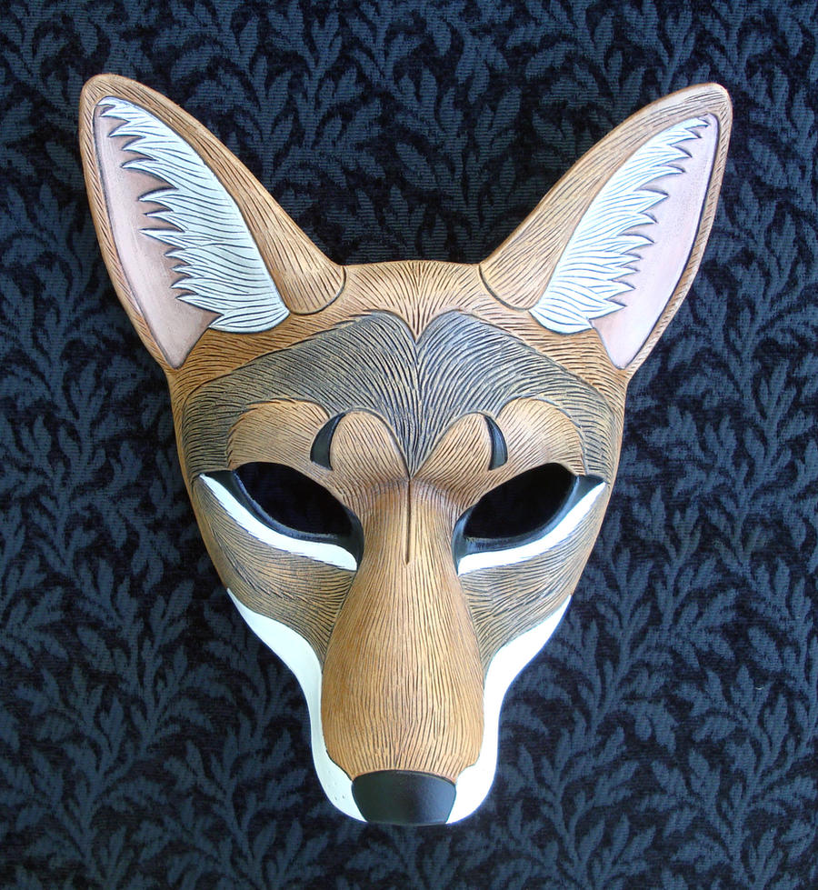 Leather Coyote Mask 2010 by merimask