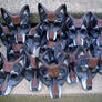 Twenty Wolf Masks
