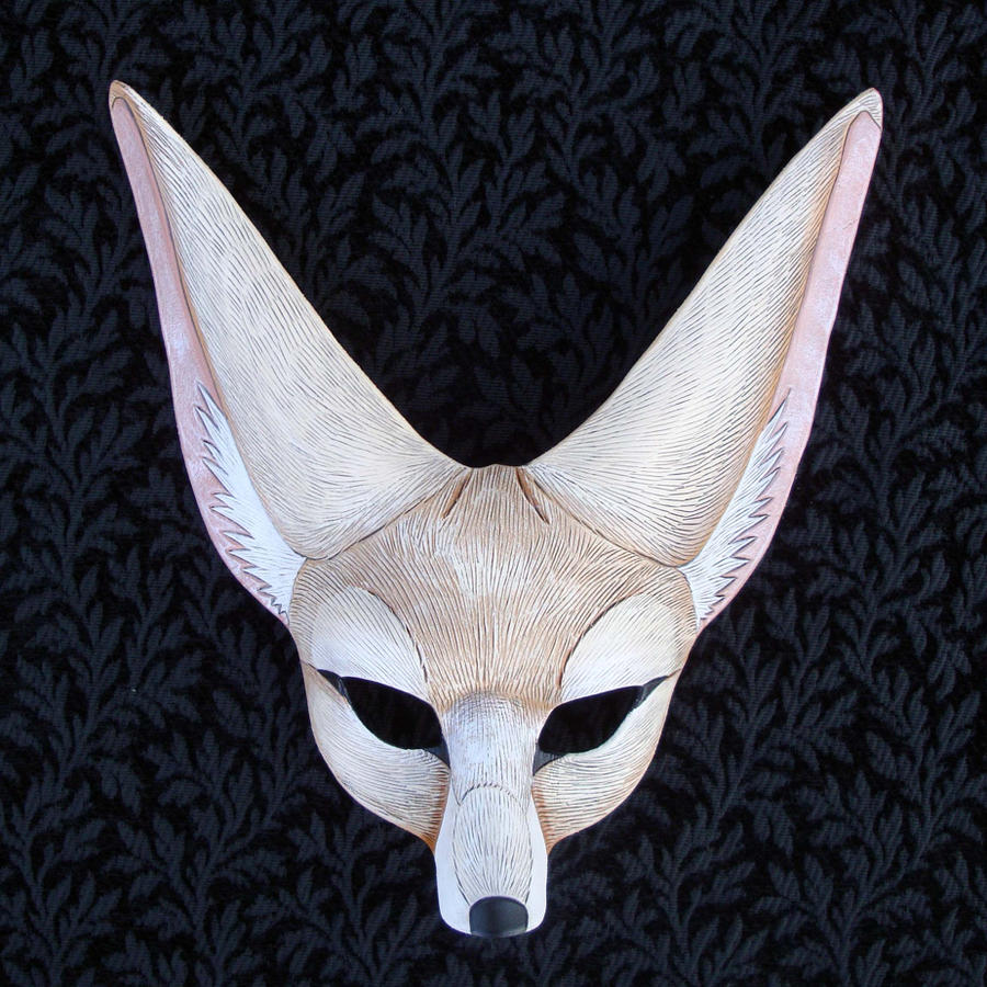 Pale Fennec Fox Mask by merimask on DeviantArt