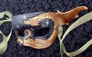 Little Bronze Dragon Mask