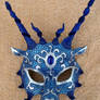 Blue Silver Dragon Mask