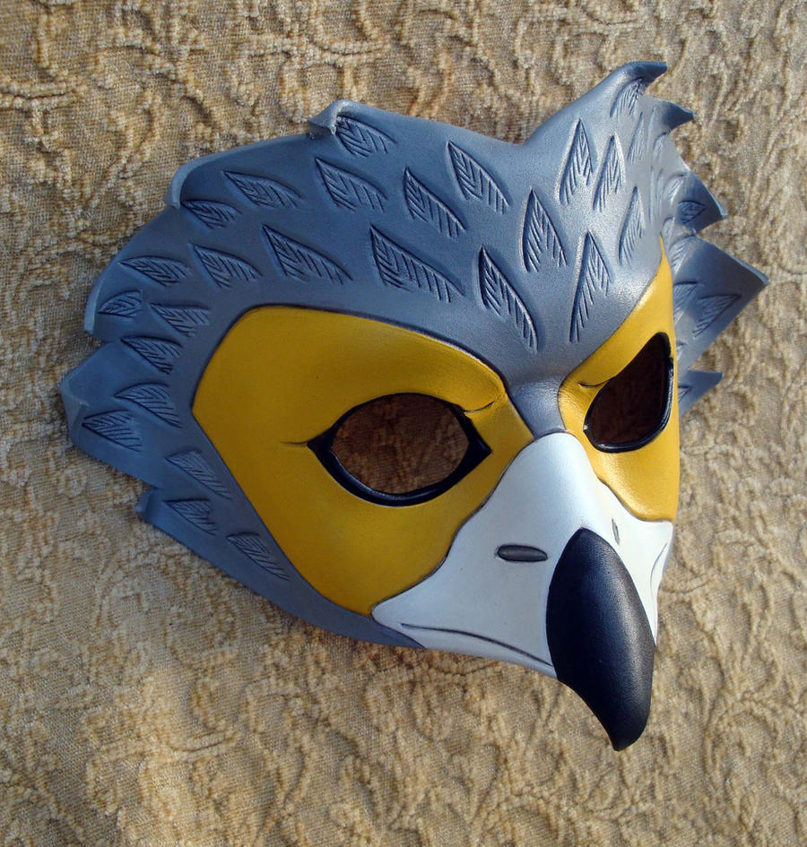 African Harrier Leather Mask