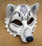 White and Silver Wolf by merimask