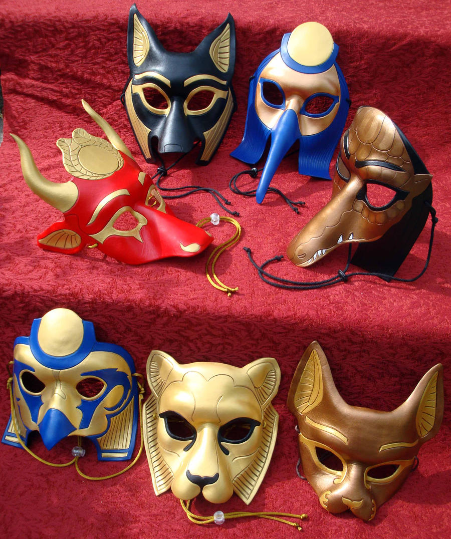 Egyptian Pantheon Mask Group