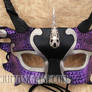Purple Half Dragon mask